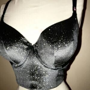 Victoria’s Secret velvet glittery top bra